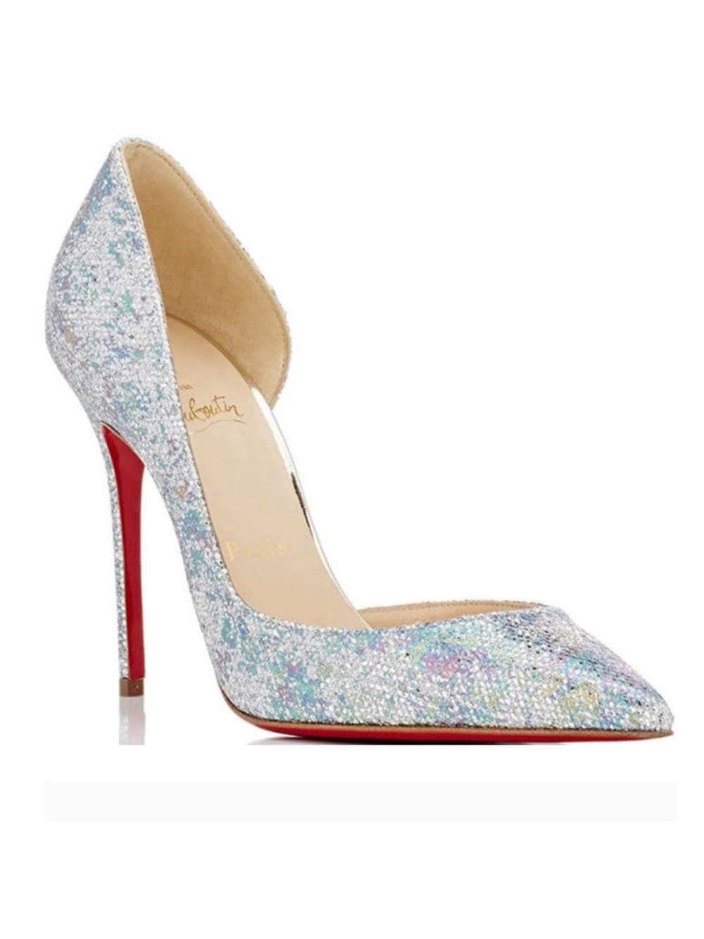 Christian Louboutin Iriza Iridescent Solaria heels
